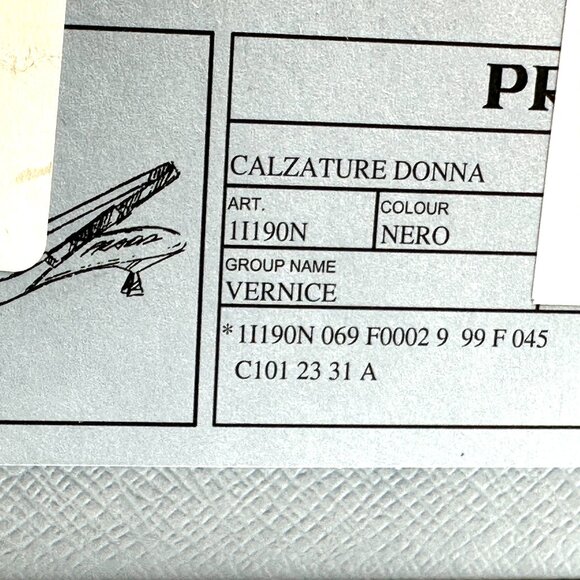 PRADA Triangle Logo Bow Pointed Toe Kitten Heel Slingback Pumps Sandals - Picture 16 of 16